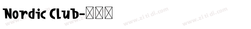 Nordic Club字体转换
